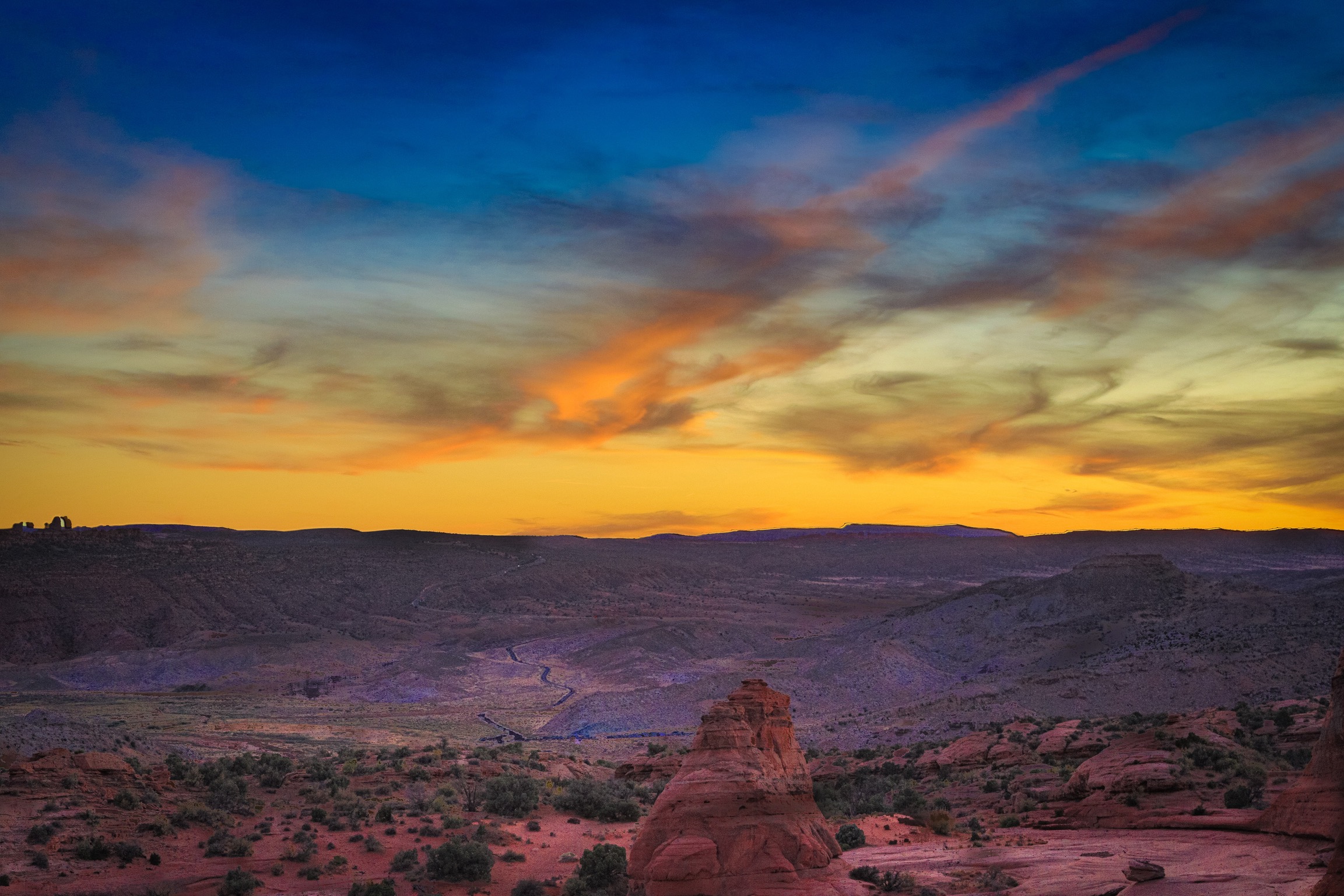 Amazing Sky of Arches Park Utah.Skies provide a peek into the nature version of abstract art. Amazing Sky of Arches Park Utah.Skies provide a peek into the nature version of abstract art.
