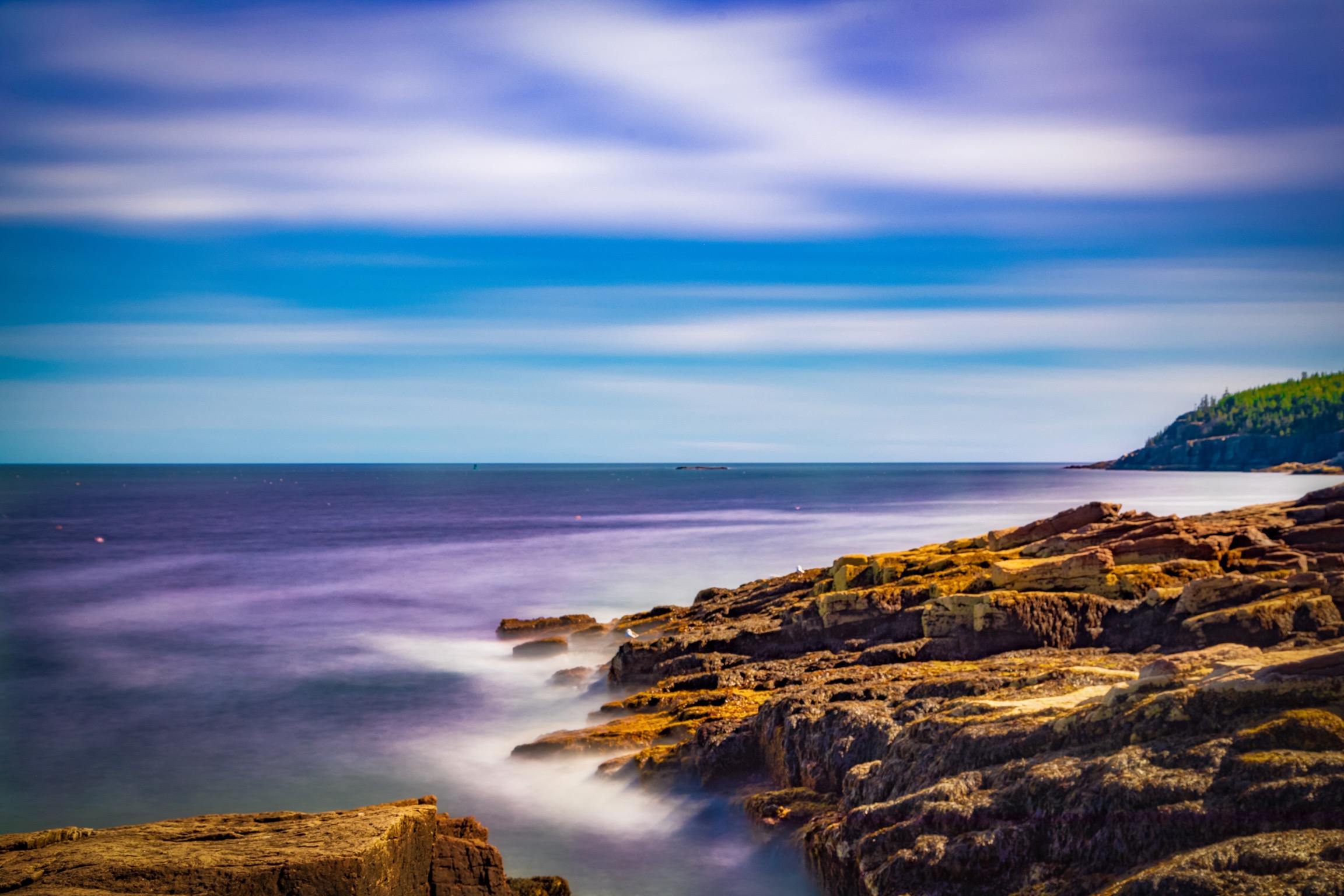 Long exposure photography using ND filter which allows you to capture nature’s motion in single photograph. Thunder Rock Acadia National Park, Maine. Long exposure photography using ND filter which allows you to capture nature’s motion in single photograph. Thunder Rock Acadia National Park, Maine.