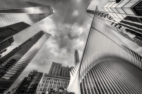 The Grand Oculus at the sight of World Trade Center.Architect Santiago Calatrava expressed true spirits of New York in this beautiful architecture.