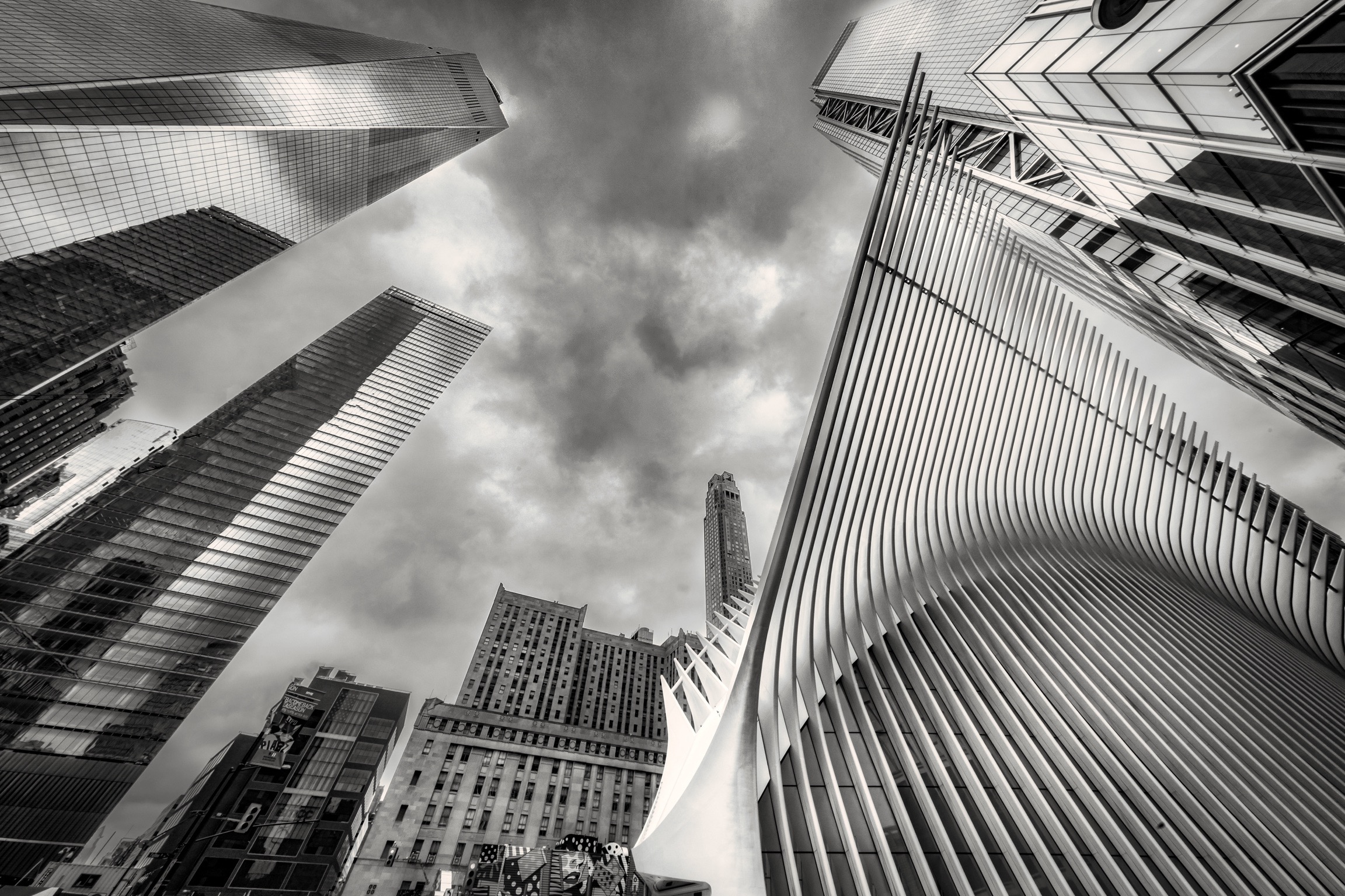 The Grand Oculus at the sight of World Trade Center.Architect Santiago Calatrava expressed true spirits of New York in this beautiful architecture.