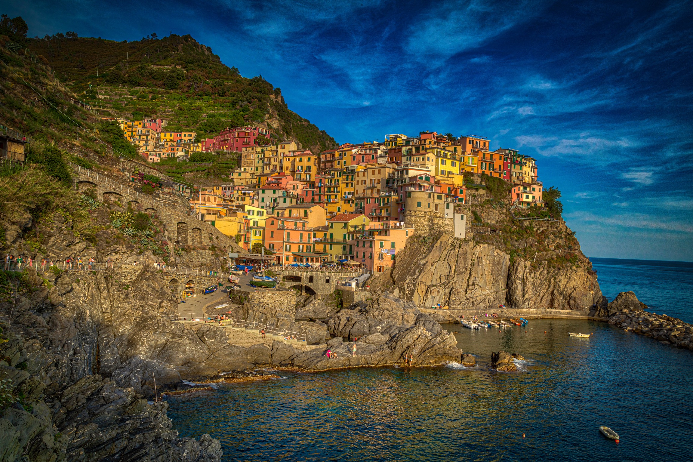 “Cinque Terre”, High dynamic range photography of Italian Coast. “Cinque Terre”, High dynamic range photography of Italian Coast.