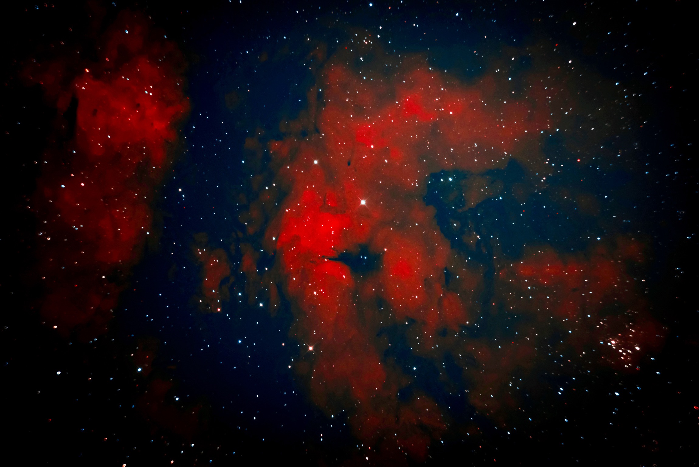 “Pelican Nebula” is an H II region in constellation “Cygnus”.The gaseous contortions of this emission nebula bears a resemblance to Pelican giving rise to its name..