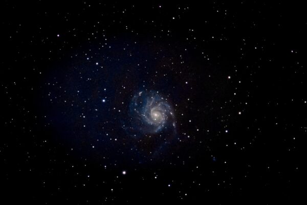 "Phantom Galaxy" 32 million light years away.It is an estimated mass of 10,000 Suns, this is an indicator of intermediate mass black hole.