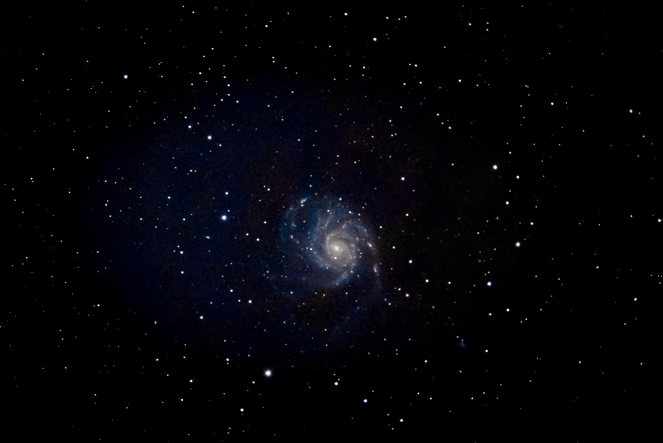 “Phantom Galaxy”  32 million light years away.It is an estimated mass of 10,000 Suns, this is an indicator of intermediate mass black hole.