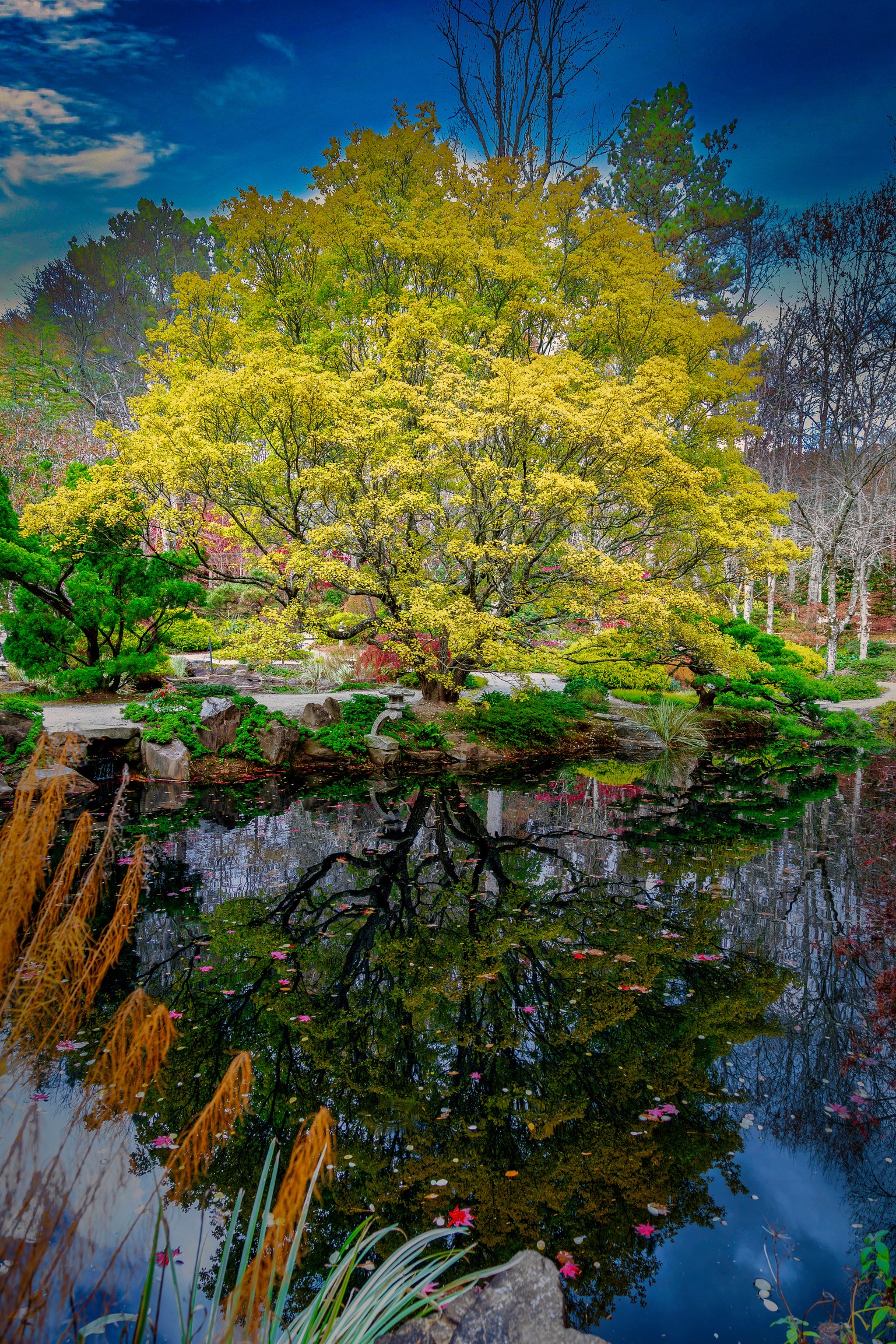 Autumn is a second spring when every leaf is a flower.Breathtaking exposure during fall.Gibbs Garden GA. Autumn is a second spring when every leaf is a flower.Breathtaking exposure during fall.Gibbs Garden GA.